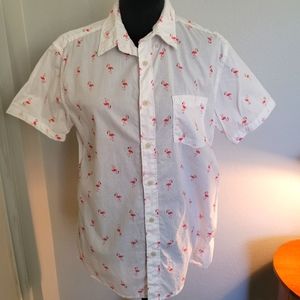 Flamingo Button Down Shirt